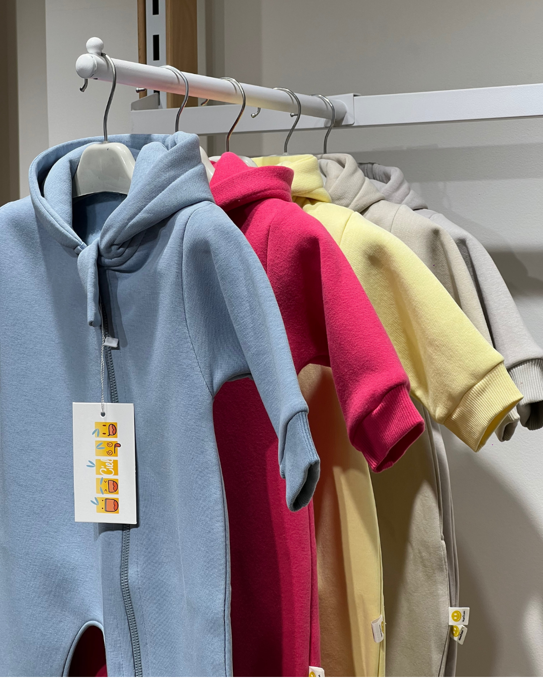 BABY HOODED JUMPSUIT