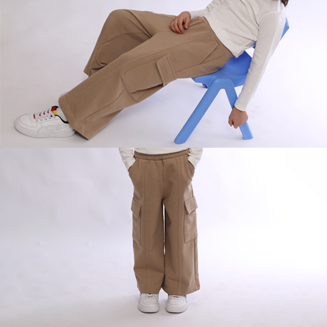 WIDE-LEG CARGO PANTS