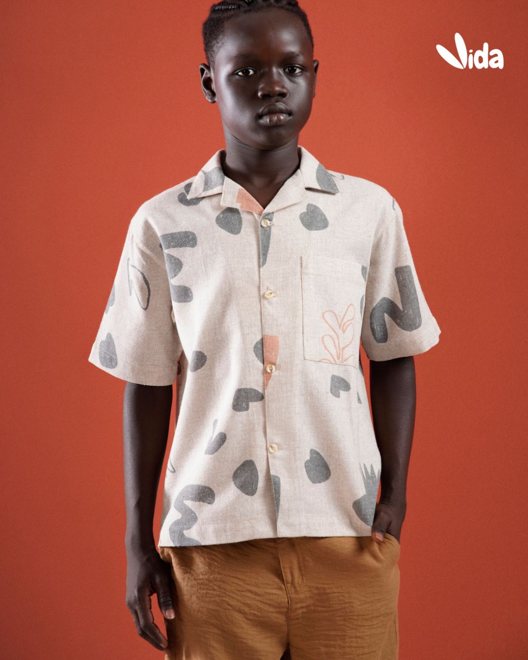 PRINTED SHIRT WITH POCKET