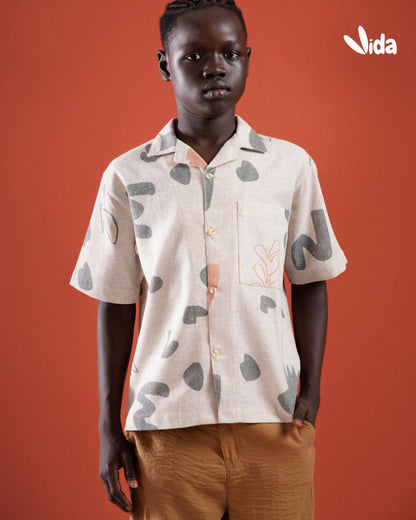 PRINTED SHIRT WITH POCKET