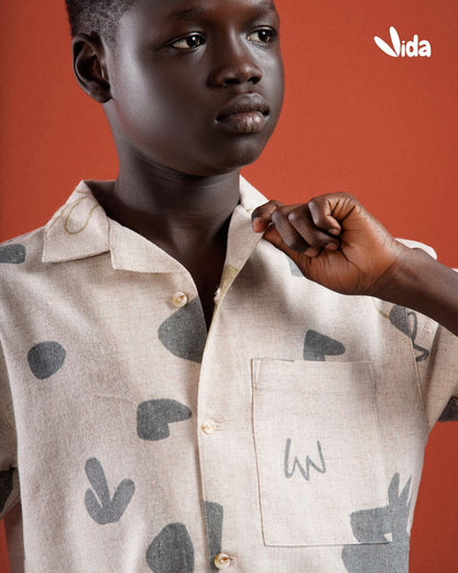 PRINTED SHIRT WITH POCKET