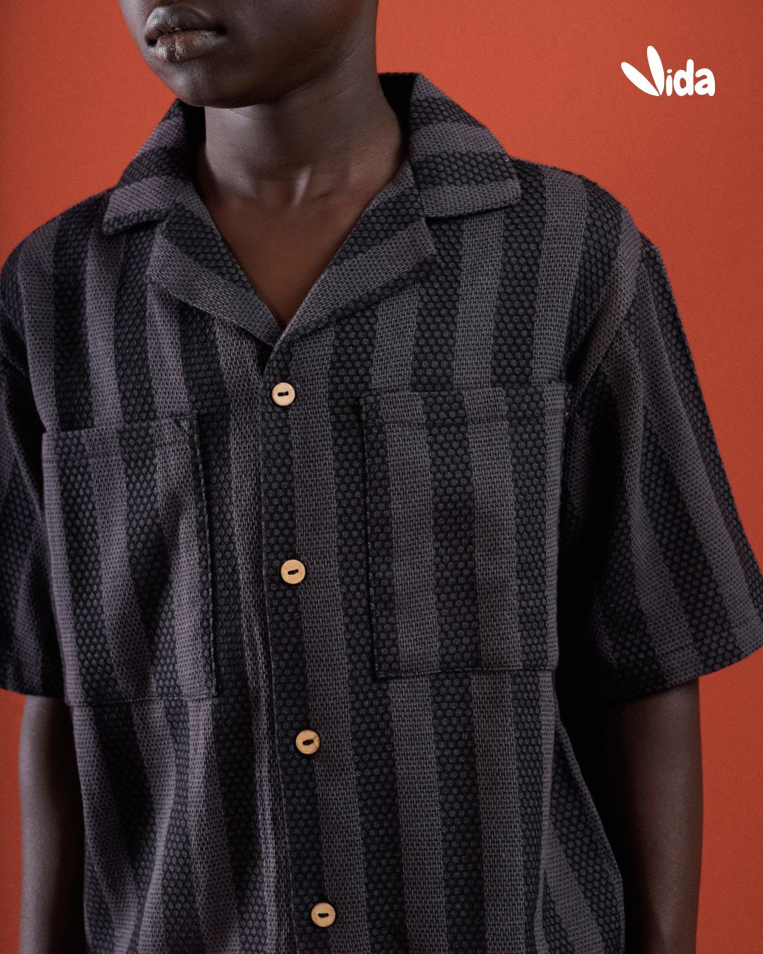 BLACK STRIPED SET