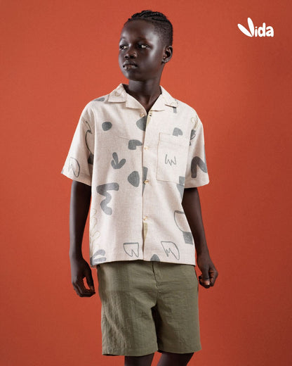 PRINTED SHIRT WITH POCKET