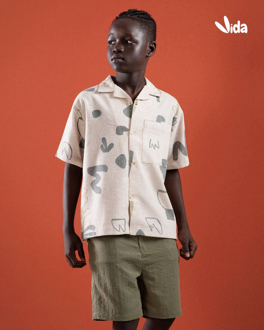 PRINTED SHIRT WITH POCKET