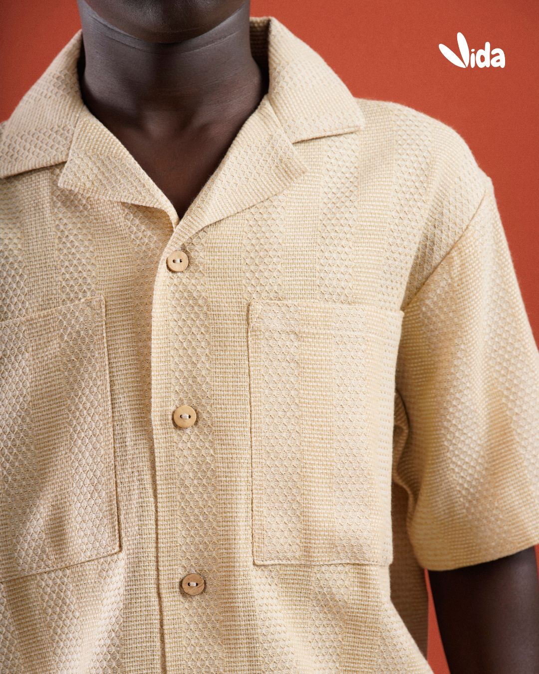 BEIGE STRIPED SET