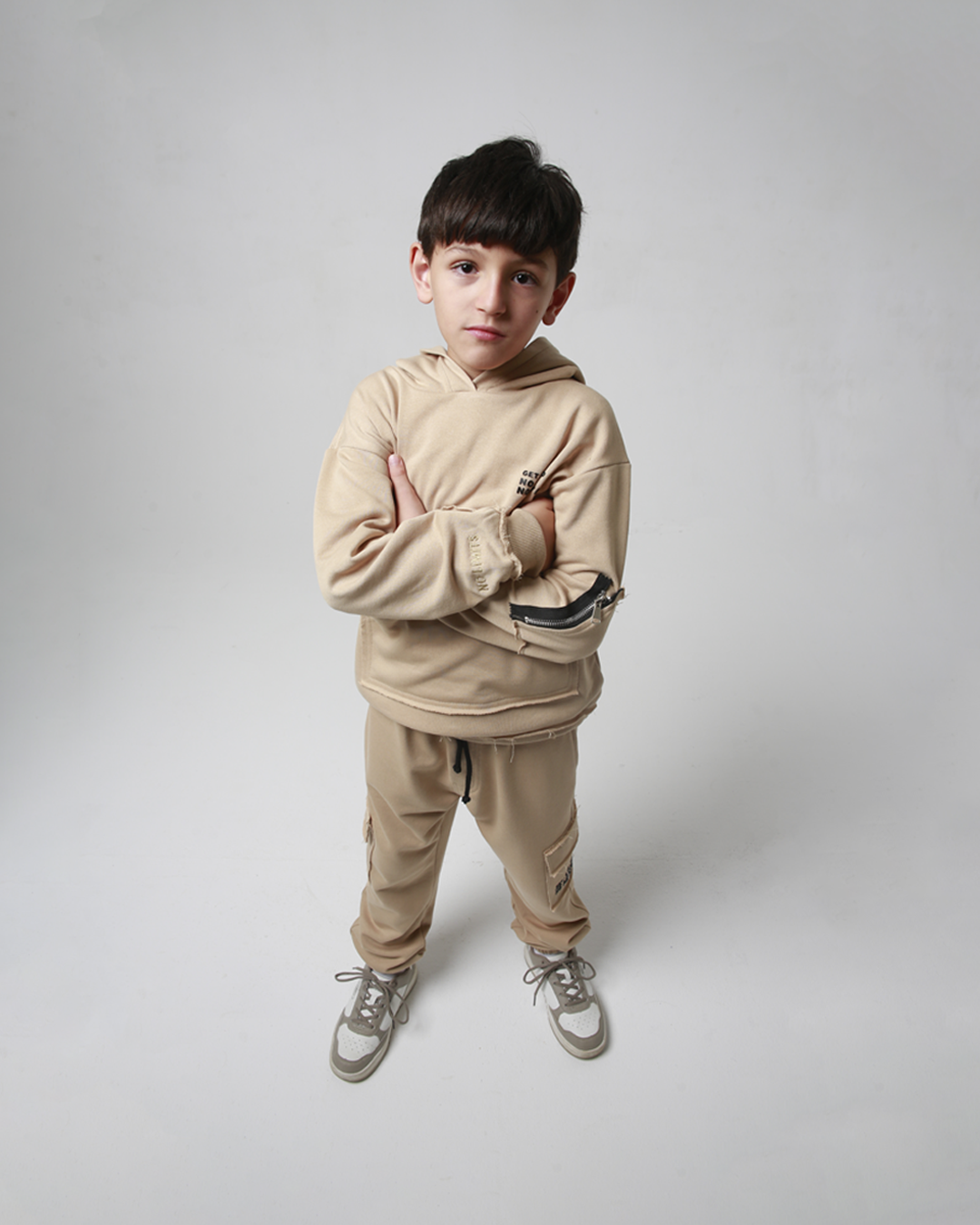 CLASSIC BEIGE HOODIE & JOGGER SET