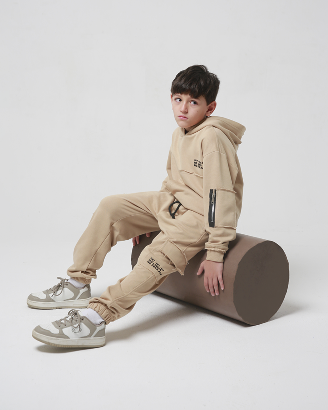 CLASSIC BEIGE HOODIE & JOGGER SET