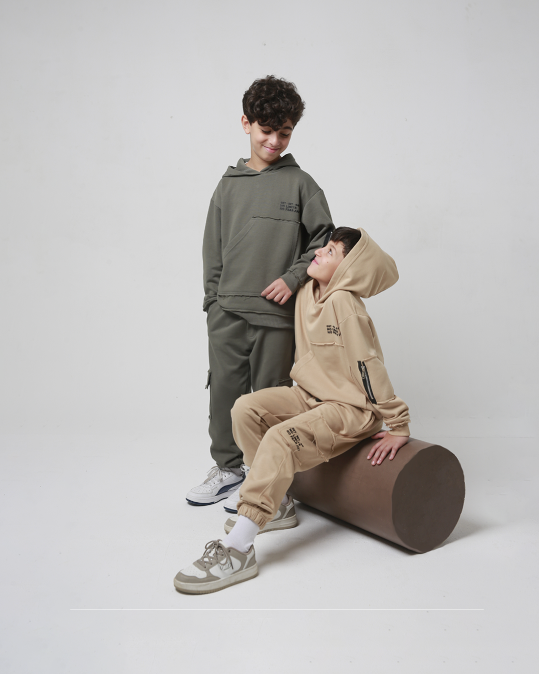 CLASSIC BEIGE HOODIE & JOGGER SET