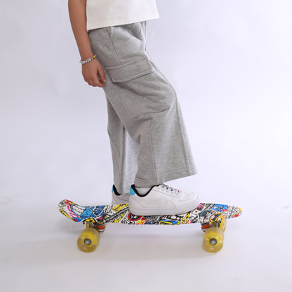 WIDE-LEG CARGO PANTS