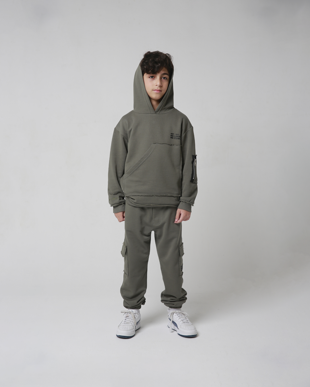 CLASSIC DARK OLIVE HOODIE & JOGGER SET