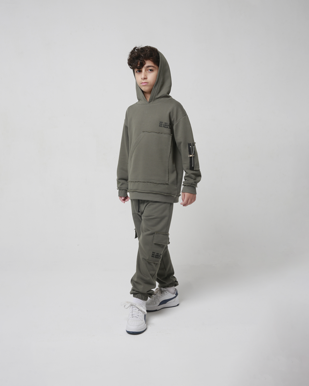 CLASSIC DARK OLIVE HOODIE & JOGGER SET